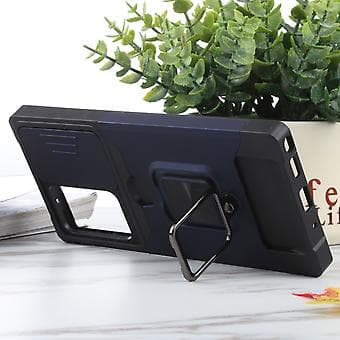 PC + TPU -kotelo Samsung Galaxy Note20 Ultralle (Sininen)