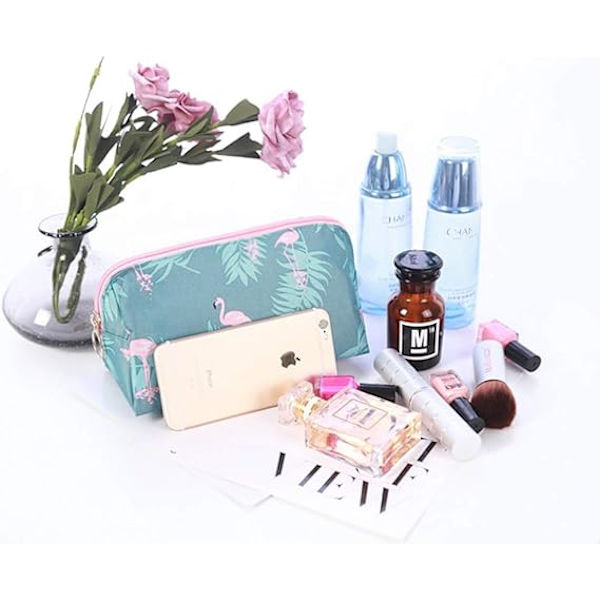Rejsetaske til kosmetik - Bærbar makeuptaske til kvinder - Kosmetikpung - Tilbehør til rejser - Organizer