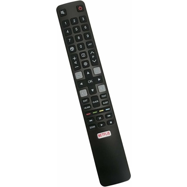 ARC802N YUI1 Fjärrkontroll Kompatibel med TCL 49C2US 55C2US 65C