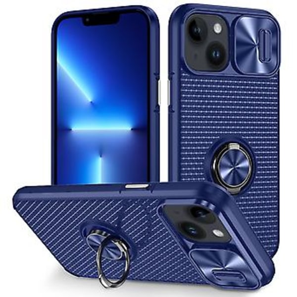 Camshield Telefonhus Til iPhone 14 Plus (Blå)