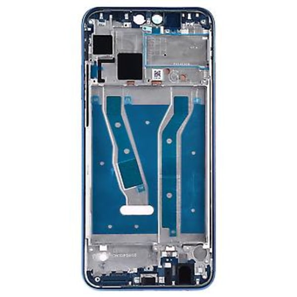 LCD Ramme Bezel Plade til Huawei Y9 (2019) Sort (Blå)