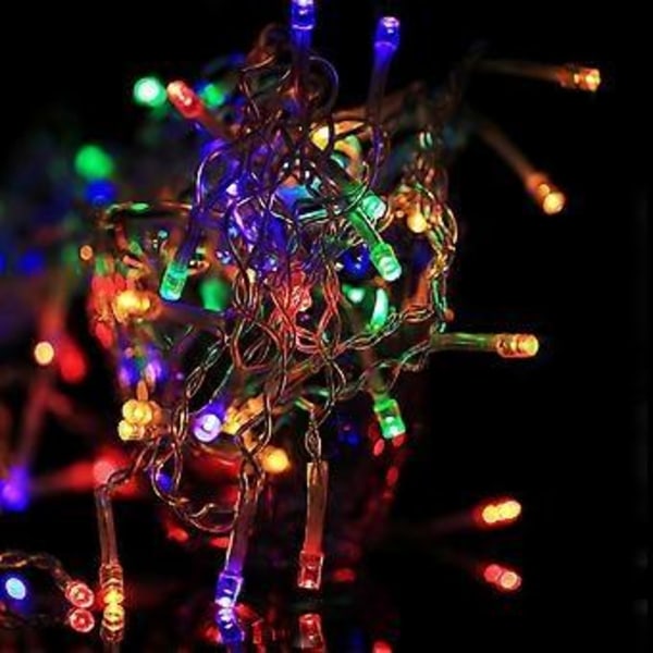 3,5 m 96 LED-lys for dekorasjon (Fargerikt lys)