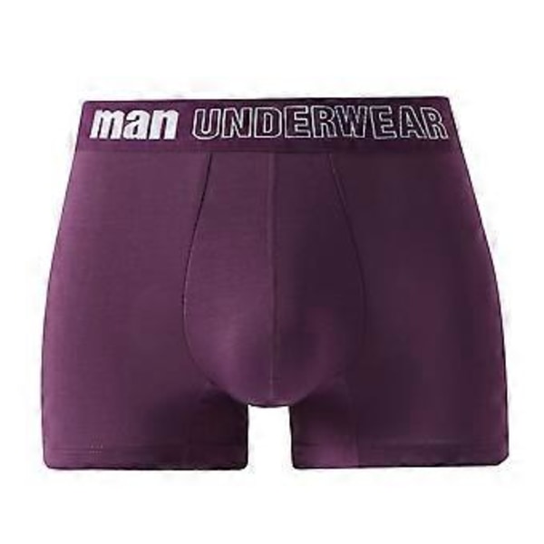 Herre Undertøj Store Boxershorts Trusser Stor Størrelse Mode Underbukser Underbukser M L XL 2XL 3XL 4XL 5XL 6XL 7XL (3XL lilla)