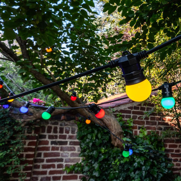 Guinguette-lysstreng 5M Multicolor IP65 - Udendørs Elektrisk Lysstreng