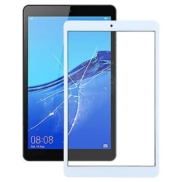 Forsiden Skærm Ydre Gl Linse til Huawei MediaPad M5 8.0 Sort (Hvid)