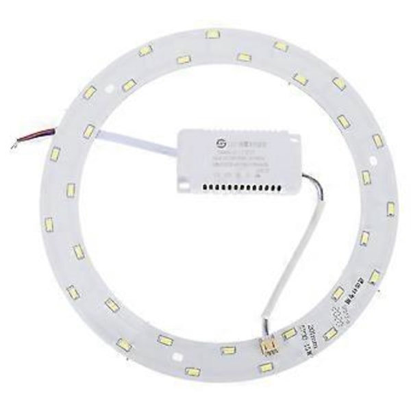 15W 220V-240V SMD 5730 30-LED Magnetisk Sirkulær LED Panel Bar Lampe LED Taklampe (Rent Hvitt Lys)