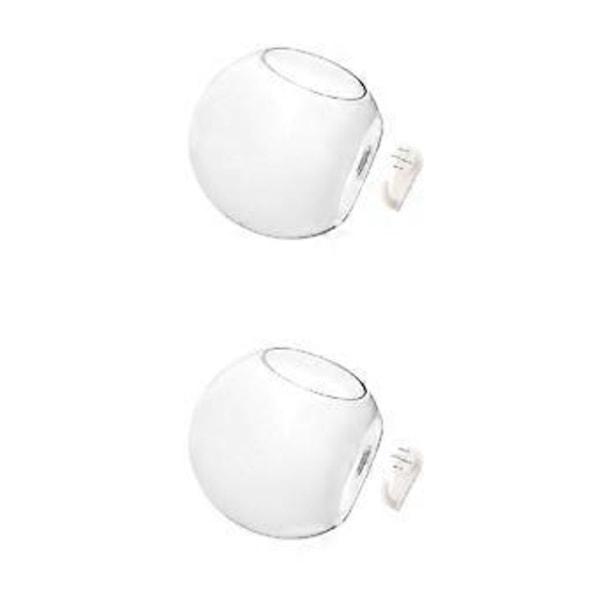 2x 10cm 12cm Glas Vægophængende Sukkulent Plantepotter Holder Balkonkurv