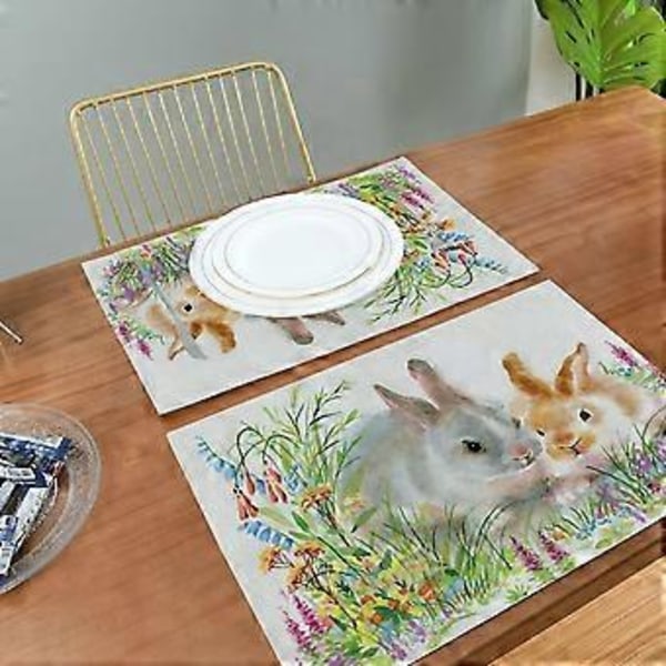 Pääsiäispupu Kukka Tabletit, Pestävät Pöytätabletit Ruokapöydälle