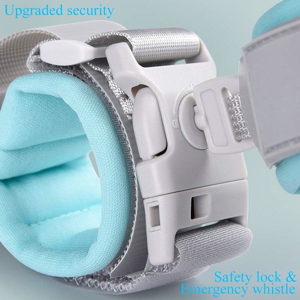 Antiförlust barnsäkerhetsarmband, Xiuyer 2 i 1 Baby Wrist Leash S