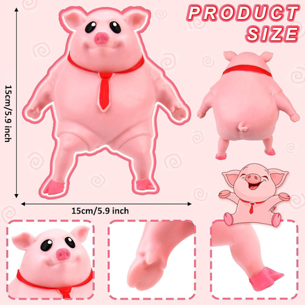 Gris Squishy Leksaker, Cartoon Liten Gris Kreativ Squishy Leksak, Rolig
