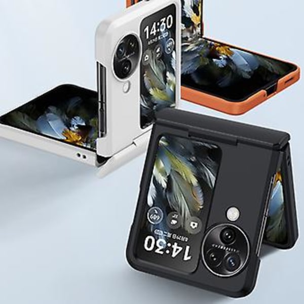 PC Skin Feel Etui til OPPO Find N3 Flip (Sort)