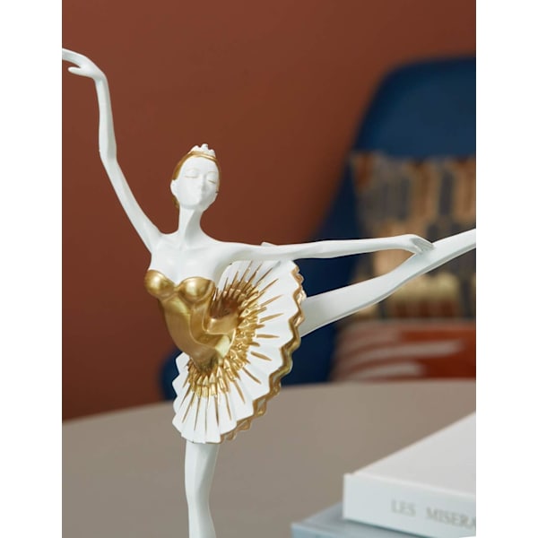30cm Dansös Staty Dekor Figur Figur Kvinna Skulptur Yoga