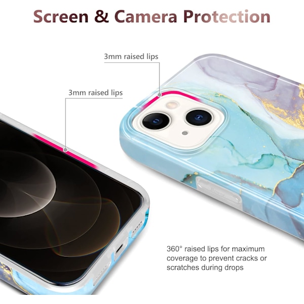 iPhone 13 Etui TPU Gel Cover Slim Blød Beskyttende Case Skal
