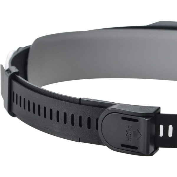 Huvudbandsförstoringsglas med 2 LED-lampor, Handsfree Huvudmonterad Förstoringsglas