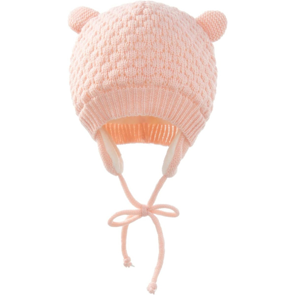 Baby Boys Girls Fiske Solhatt Hansker Sett Baby Vinterlue Strikket