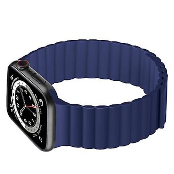 Armband till Apple Watch 7 45mm / 6&SE&5&4 44mm / 3&2&1 42mm (Blå)