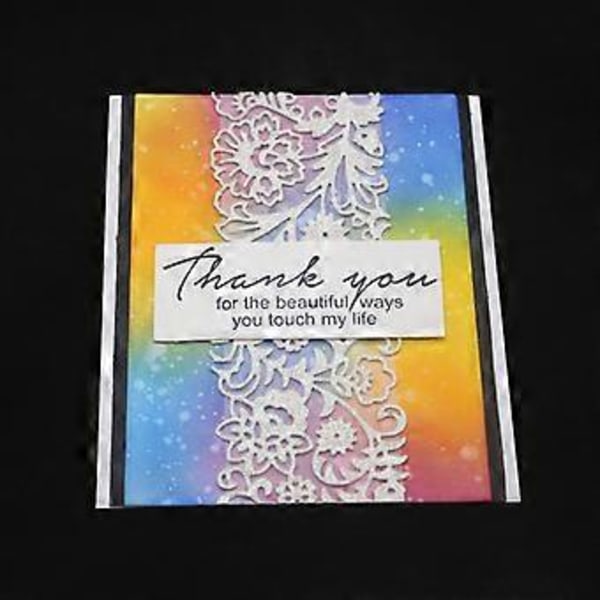 Kuvert Spets Metall Skärformar Schablon Scrapbooking DIY Album Stämpel Papper Kort Prägling Dekoration Hantverk