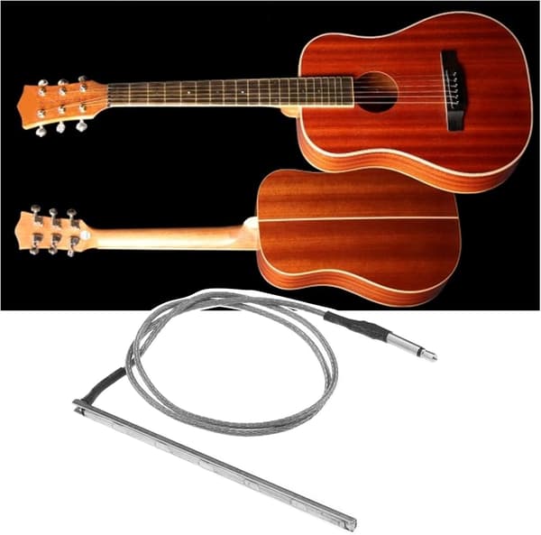 2 stk Gitar Piezo Pickup Undersaddle Gitar Piezo Transducer