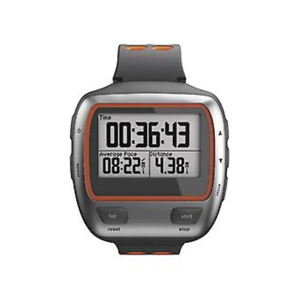 Til Garmin Forerunner 310XT Silikon Urrem (Grå Orange)