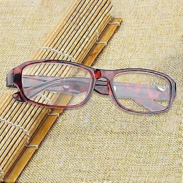 Läsglasögon +4.5 +5.0 +5.5 +6.0 Grader Optiska Linser Glasögon Qinhai (Unisex Svart)