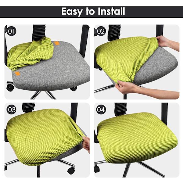 Gul - 2 st Runda Pallskydd Universal Pallskydd Stolskydd Stolsöverdrag
