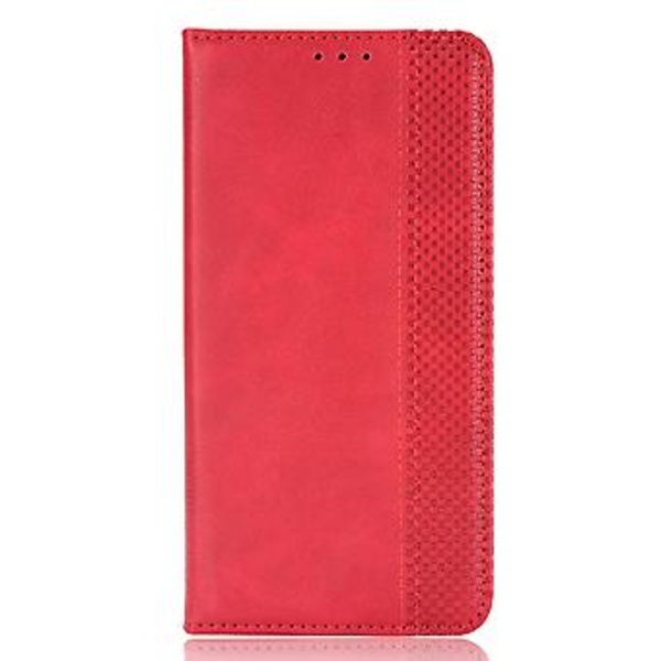 Lærtelefonveske for Ulefone Note 14 (Rød)