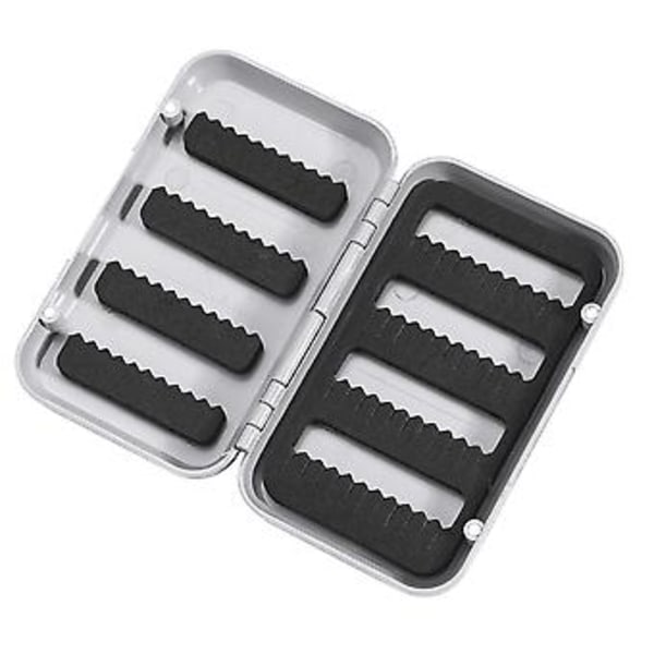 Slitesterk Plast Fiskeutstyr Lokke Agnskroker Oppbevaringsboks (hvit liten)