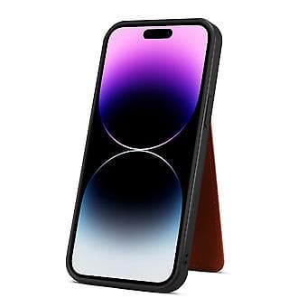 ESEBLE Korttipaikka Puhelimen Kotelo iPhone 15:lle (Ruskea)