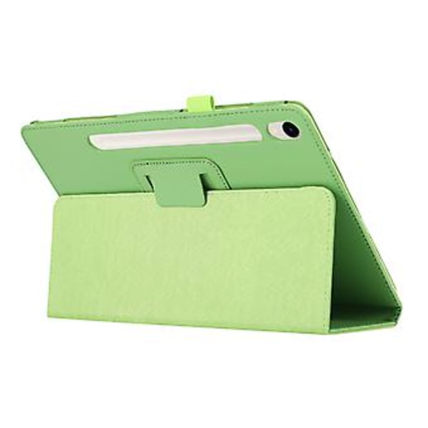 Litchi-tekstuurilla varustettu tabletin suojakotelo Samsung Galaxy Tab S9+:lle (Vihreä)
