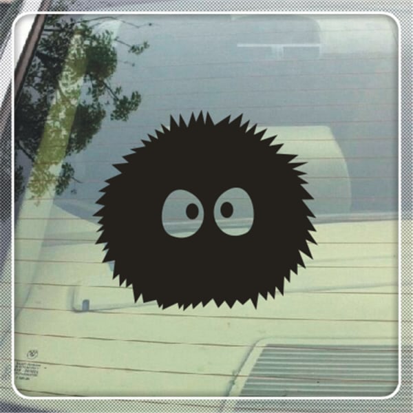 4ST Totoro Laputa Sticker pour voiture Noir et blanc