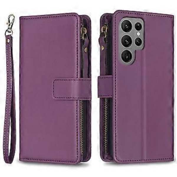 BF Style-19 Plånboksfodral i PU-läder med stativ för Samsung Galaxy S24 Ultra