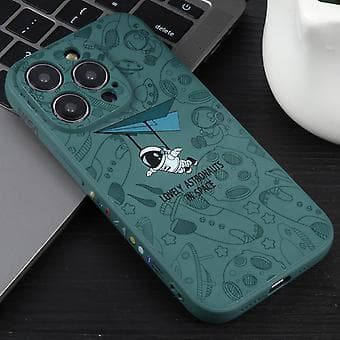 Silikon Telefon Cover til iPhone 14 Pro (Multifarvet)