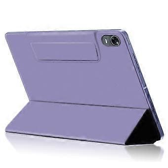 För Oppo Pad PU-läder Tri-fold Stativ Surfplattefodral Magnetisk Absorption Skyddsfodral (Stil D)