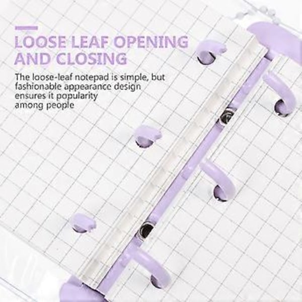 1 Set Mini Lösblad Anteckningsbok Dekorativ DIY Scrapbook Härlig Lösblad Papper Anteckningsblock