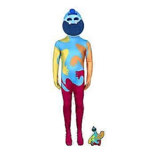 Barn Vuxen Poppy Playtime 4 Doey the Doughman Cosplay Kostym Jumpsuit Party Maskerad Bodysuit (130)
