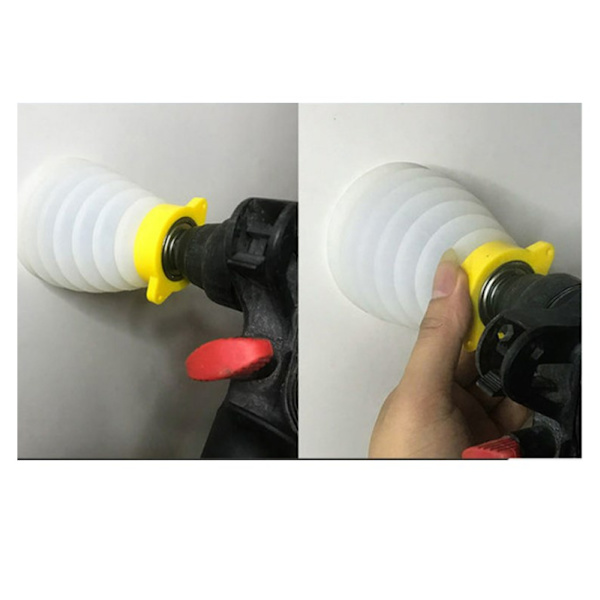 1 stk støvoppsamler for drill, støvoppsamler for drill bits, støvoppsamler for drill bits, gummistøvoppsamler for drill C