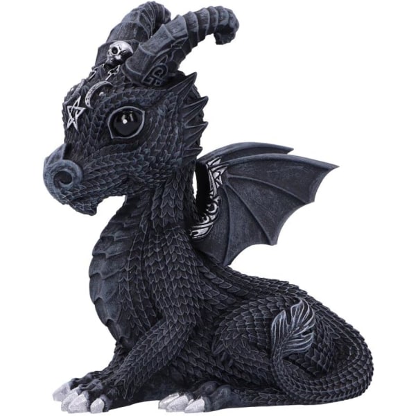 10,7 cm, Resin, Svart, Cult Cuties Dragon Figurine, Scarily Adorab