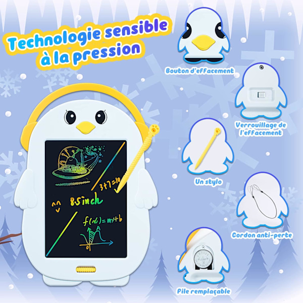 LCD-kirjoitustaulu lapsille (pingviini), Doodle Board Learning T