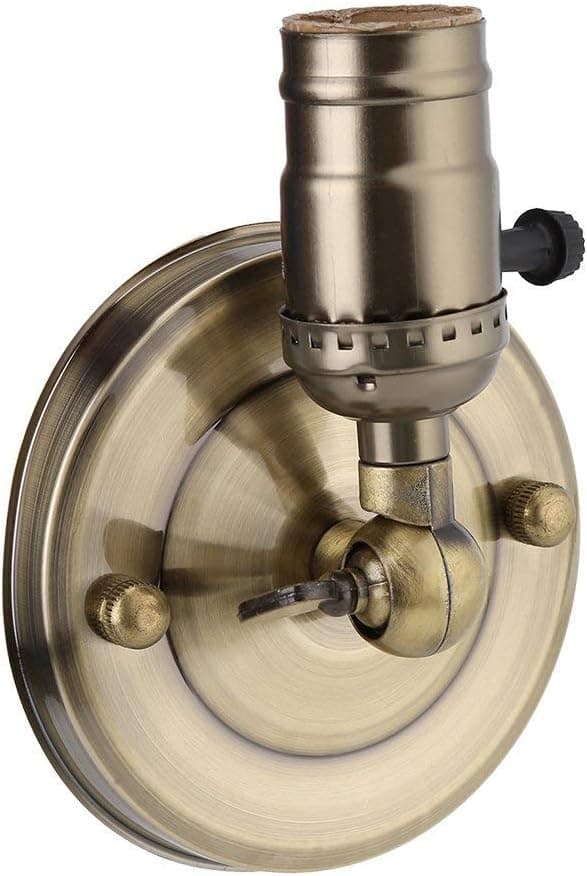 E26 Retro Edison Lysholder, Industriel Retro Vægslampe med Justering