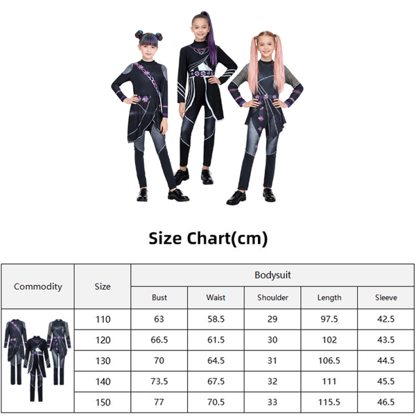 Halloween K-POP Witch Hunter Group Barnkostym, Cosplay Barnkläder - Rumi - 140CM Rumi 140CM