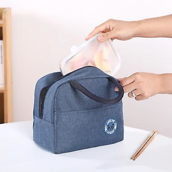 Lunchväska Tote Bag Lunchväska för Kvinnor Lunchbox Isolerad Lunchbehållare