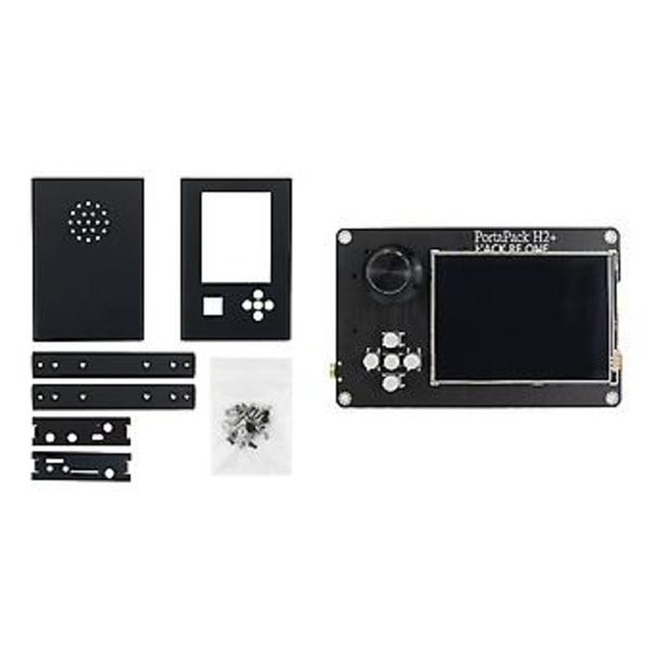 PORTAPACK H2+ 3,2 tommers berøringsskjerm + aluminiumsveske + høyttaler for ONE SDR