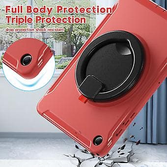 TPU + PC Skyddande Tabletfodral För Samsung Galaxy Tab A9+ (Röd)