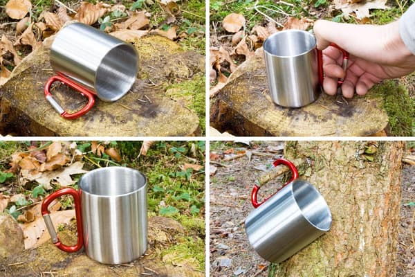 Krus for utendørs bruk - campingkrus - Kompakt og lett, 220 ml