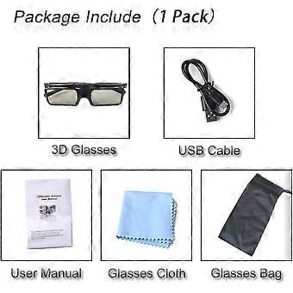 Oppladbare Bluetooth RF 3D Aktive Briller For Sony 3D TV Projektorer TDG-BT500A