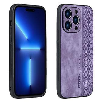 AZNS 3D Præget Telefonetui Til iPhone 15 Pro (Lilla)