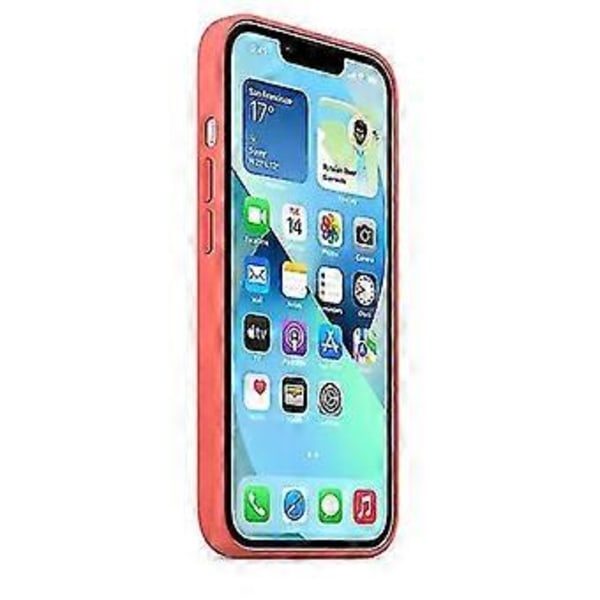 Silikonskal med Magsafe för iPhone 13 Mobilskal yy( Rosa Pomelo)