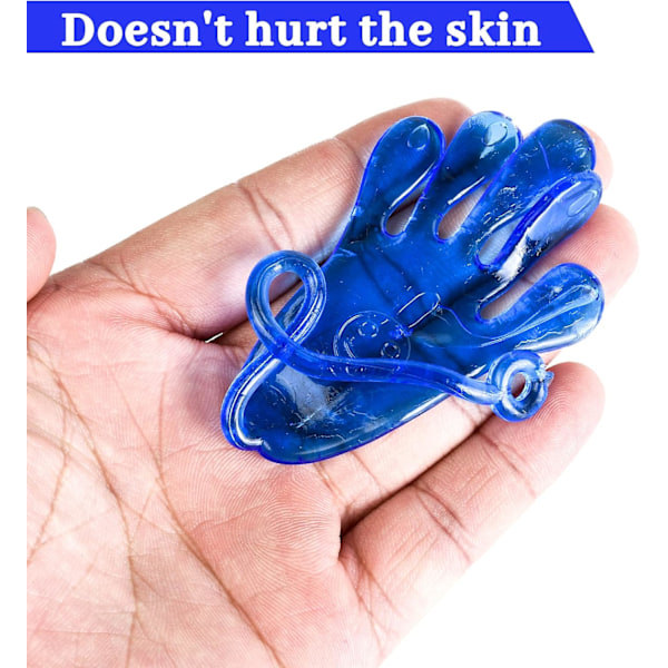 Glitter Sticky Hands - (Pakke med 8)