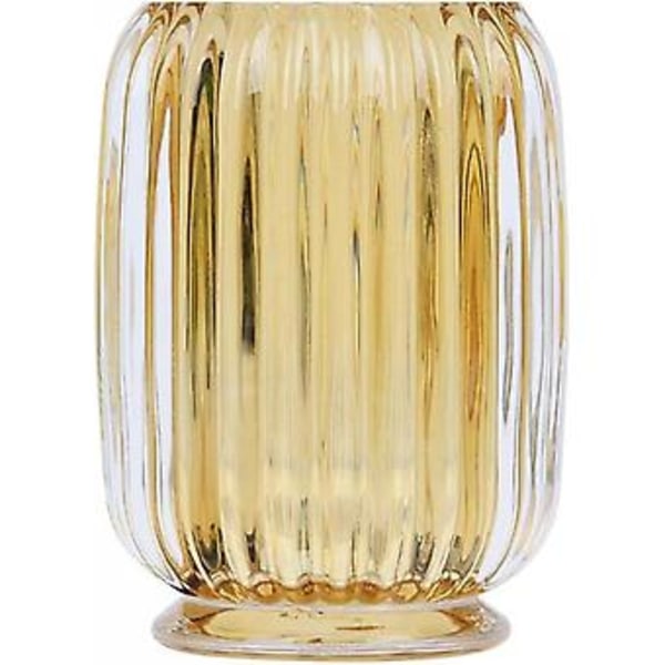 SDIGV Klar Tumbler Kop Makeup Pensel Tandbørsteholder til Badeværelse, Frisørsalon, Bordplade, Skrivebord og Natbord (Amber)