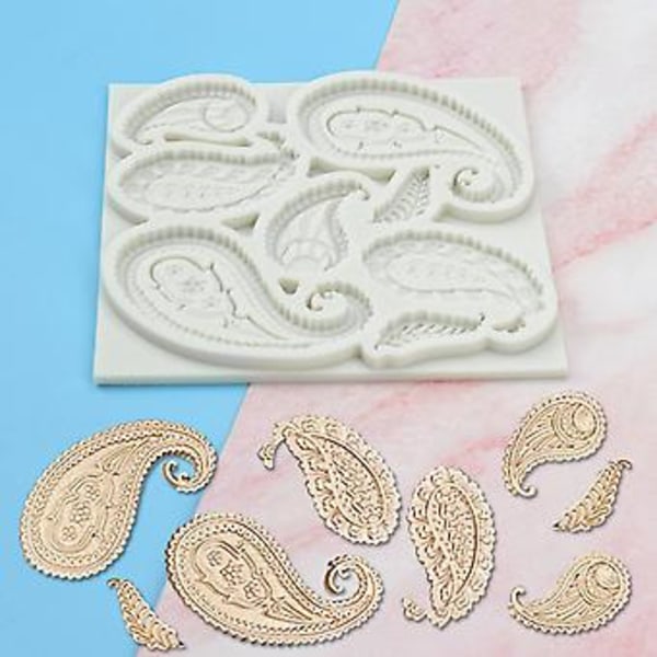 DIY Kagedekorationsforme Fondantforme Chokoladeform Silikonemateriale